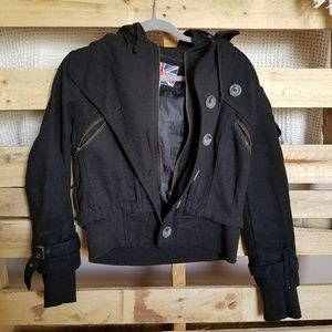 Miss London black Jacket LIKE NEW
